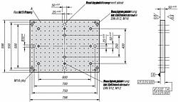 GRID PLATE598X798X50