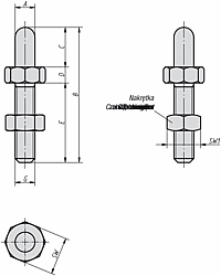 MINI JACK SCREW M6