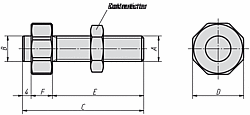 CLAMP REST M8