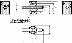 ADJUSTABLE STOP  M8