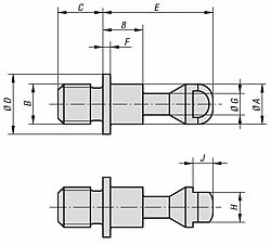 CLAMPING SCREW B=M5, C=6