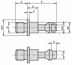 CLAMPING SCREW D=12