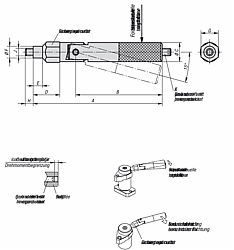 SCREW-IN HANDLE M5WITH ADJUSTABLE TORQUE