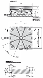 [-de-] FORMSPANNER FÜR RASTERPLATTEN MIT SPANNZANGE FÜR AUSSENSPANNUNG